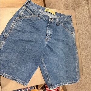 Y2k Vintage Lee Men's Blue Denim Shorts
